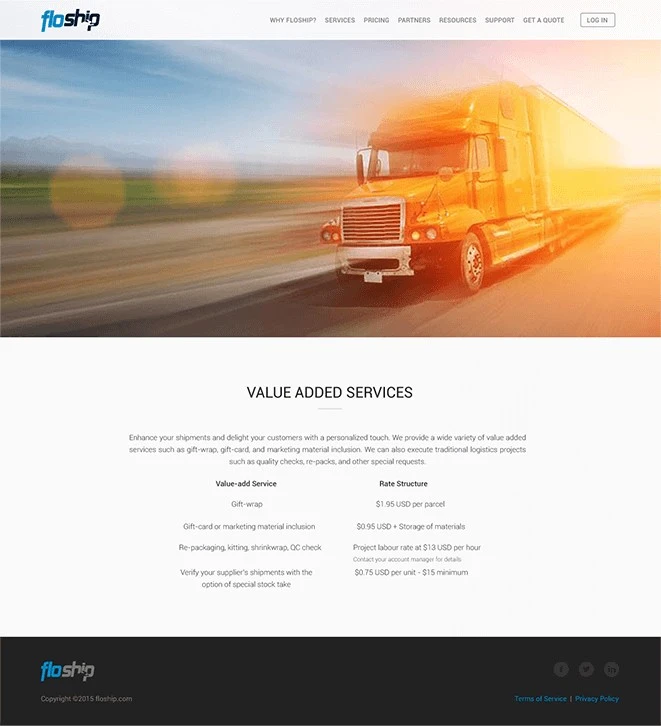 Floship eComerce Logistics Case Study: application screenshot 2