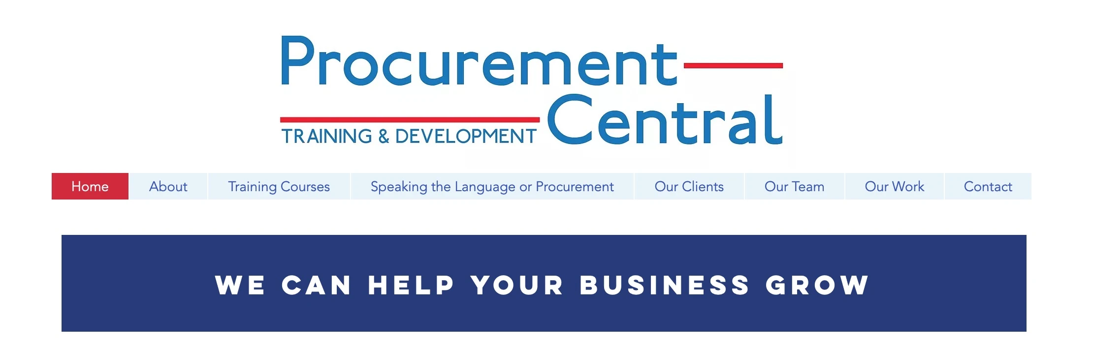 Procurement Central Training Courses