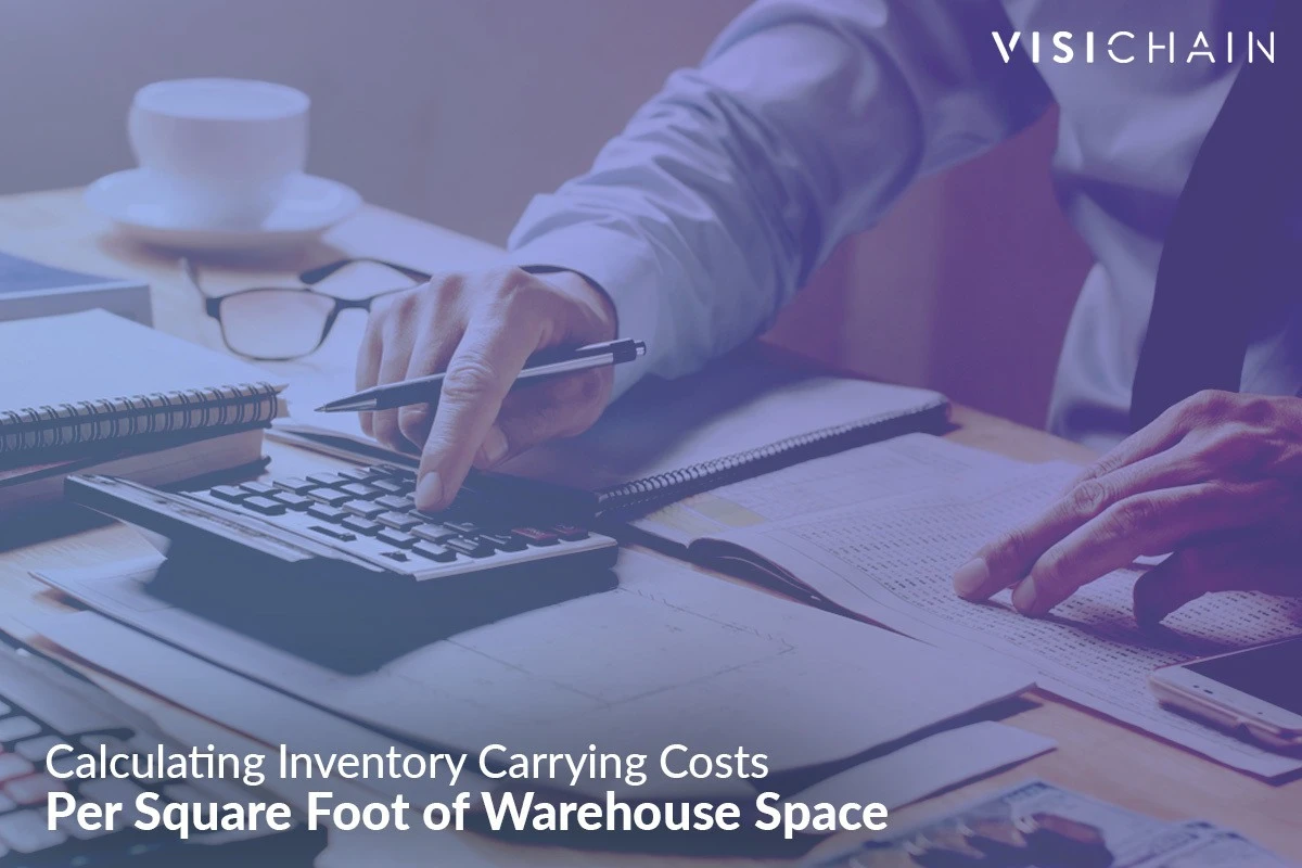 calculating inventory costs per square foot of warehouse space